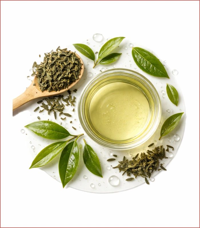 مستخلص الشاي الاخضر المائي